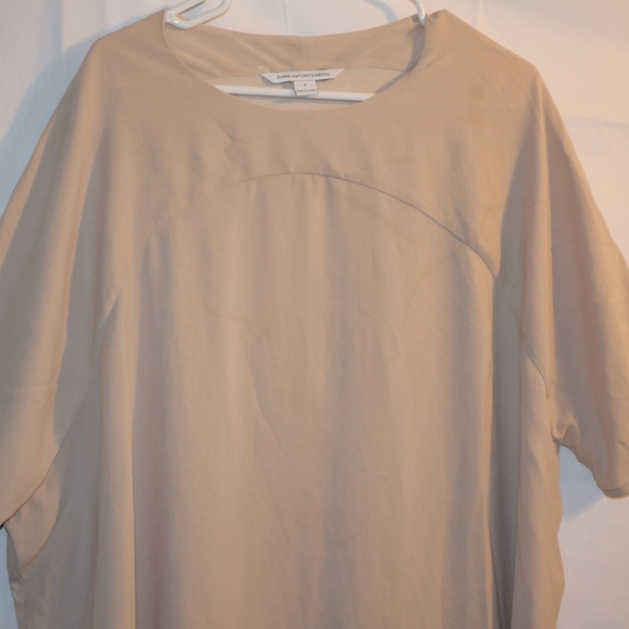 Diane von Furstenberg (DVF) Madera Dunic oversized mini dress in a neutral Sz S - Picture 6 of 10